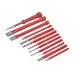 KING 12-Piece Punch and Chisel Set, Carbon Steel Hand Tool Set thumbnail 1