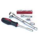 Apollo 41-Piece All Purpose Socket Set with Chrome Vanadium Bits and Heavy Duty Case thumbnail 3