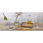 Badash Crystal High Caprice 6 oz. Mouth Blown Lead Free Crystal Martini and Dessert Glass Set, 4-Piece thumbnail 4