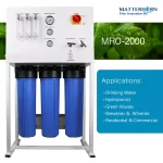 Matterhorn 2,000 GPD Commercial Reverse Osmosis System for Drinking Water and Hydroponics thumbnail 1