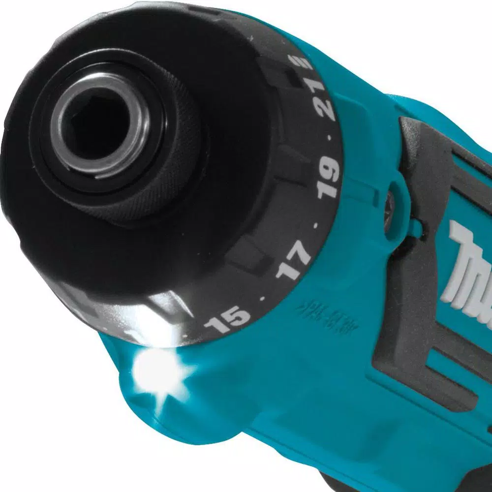 Makita 7.2V Lithium-Ion Cordless 1/4 in. Hex Driver-Drill Kit with Auto-Stop Clutch
