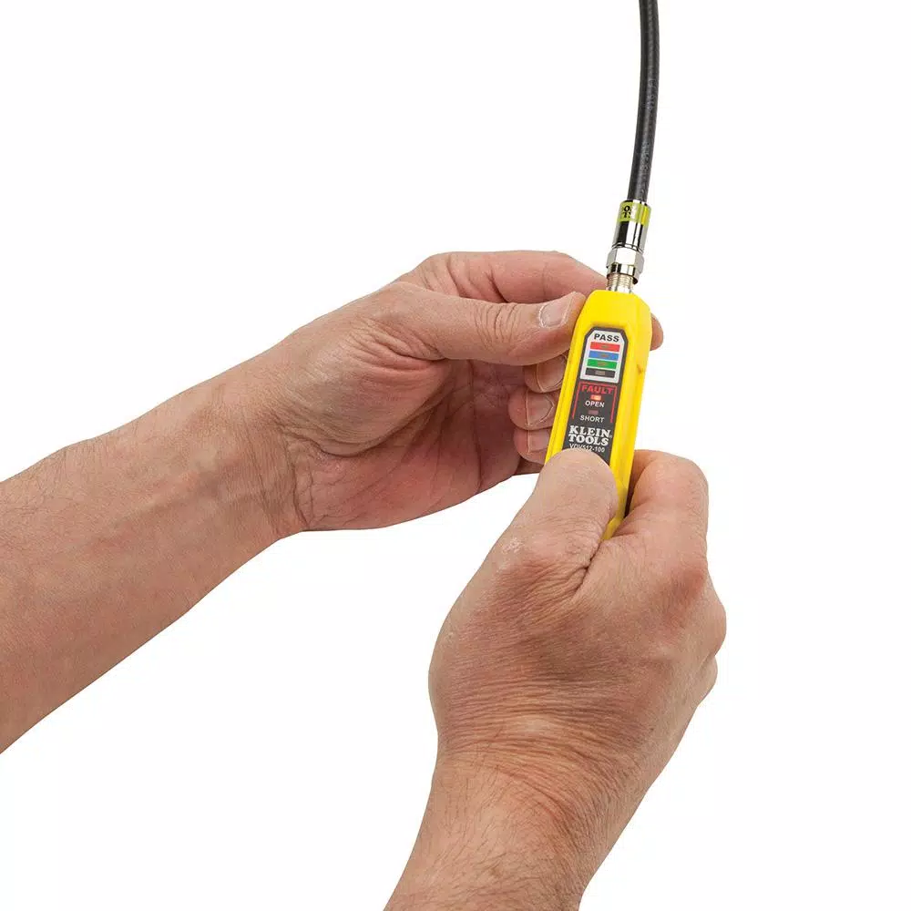 Klein Tools Coax Installation and Testing Kit with Universal F-Compression Connectors