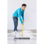 Alpine Industries 18 in. Dual Moss Rubber Professional Locking Floor Squeegee with 50 in. Steel Handle thumbnail 5