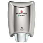 World Dryer SMARTdri Electric High-Speed Hand Dryer - Brushed Chrome thumbnail 1