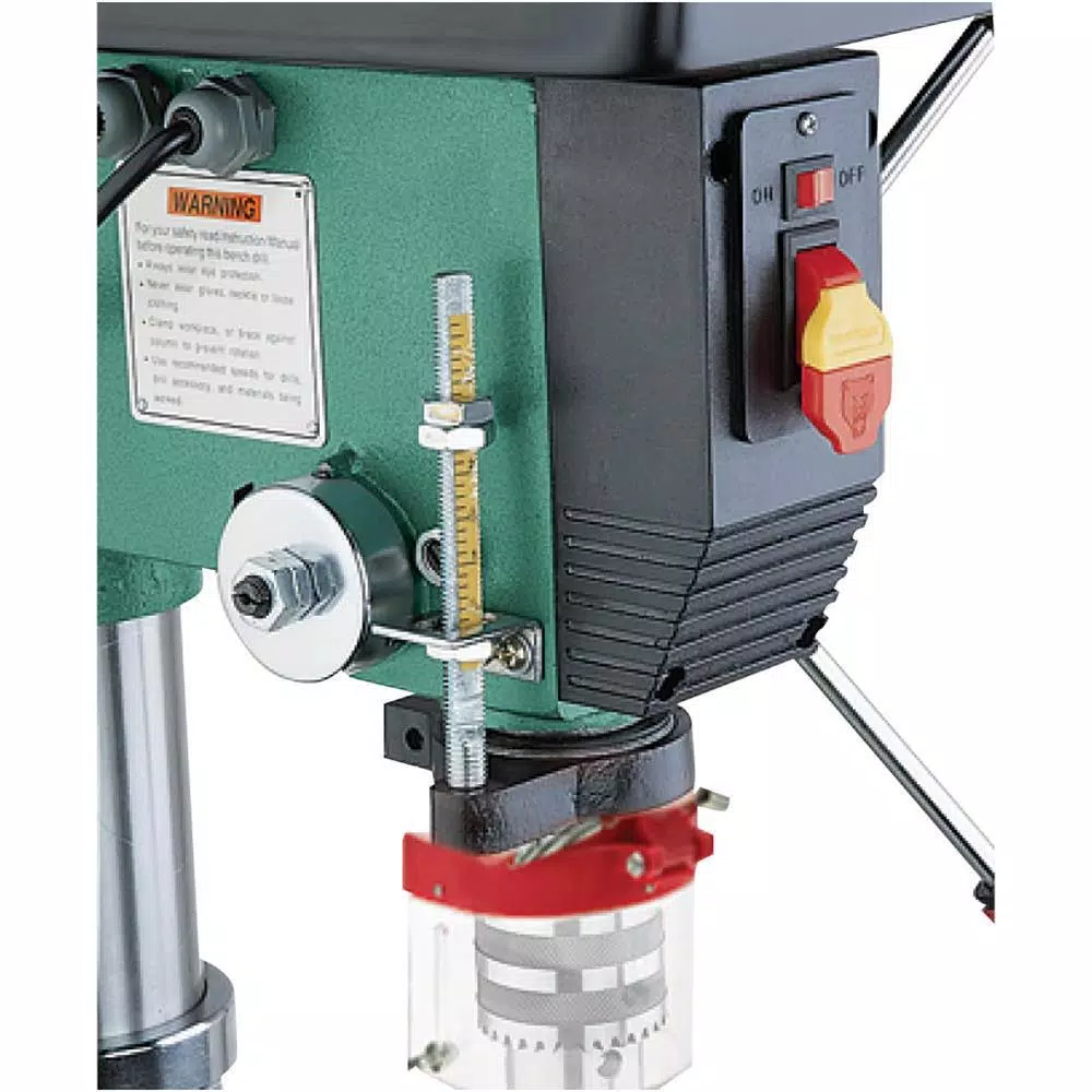 Grizzly Industrial 14 in. Heavy-Duty Floor Drill Press with 3/4 HP Motor and 12 Speeds