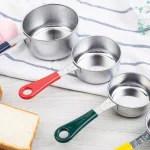 Fox Run 4-Piece Stainless Steel Measuring Cup Set with Color-Coated Handles thumbnail 8