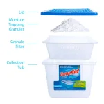 DampRid 5 lb. Refillable Moisture Absorber, Fragrance Free Dehumidifier & Odor Eliminator thumbnail 5