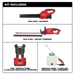 Milwaukee M18 FUEL Blower, Hedge Trimmer & Switch Tank Sprayer 3-Tool Combo Kit (Tool Only) thumbnail 2