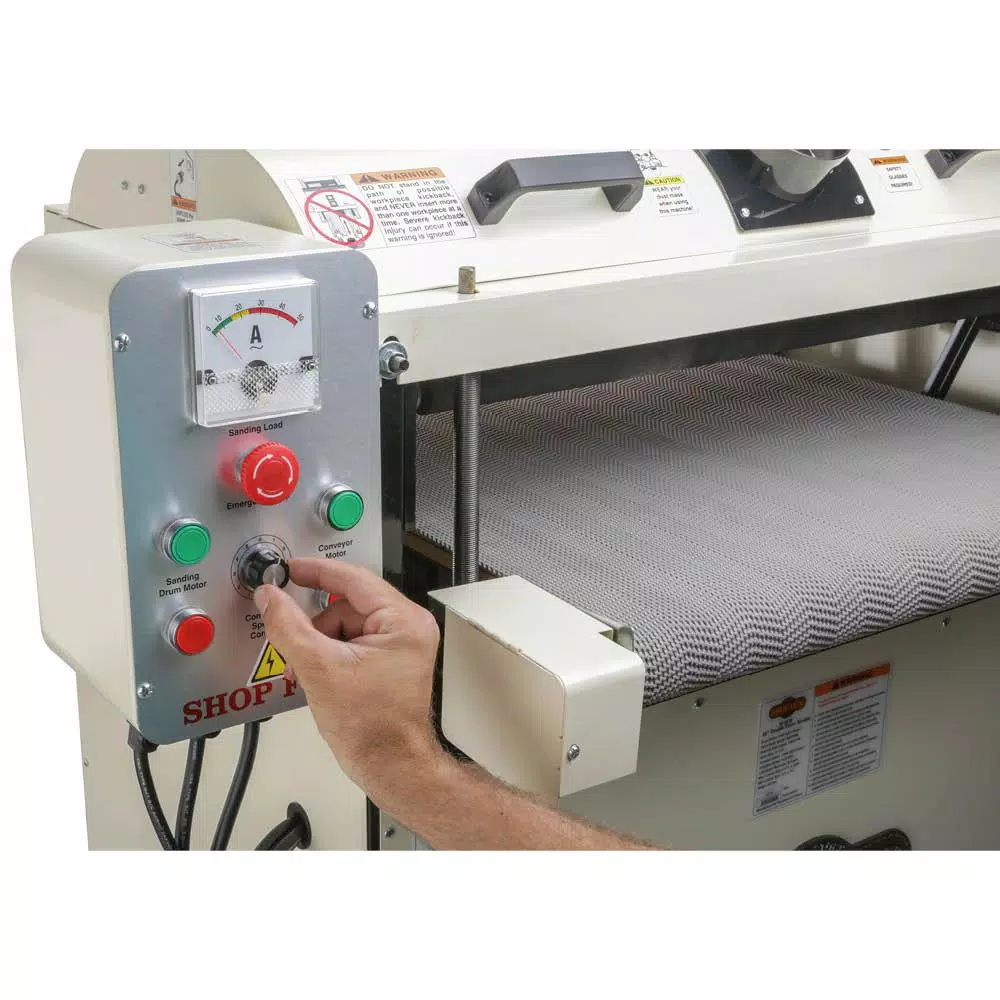 Shop Fox Model W1678 26 in. Dual Drum Sander, 5 HP, 220V Stationary Power Tool
