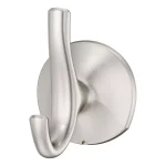 Pfister Ladera Robe Hook, Spot Defense Brushed Nickel, 2-Hook Wall Mounted thumbnail 1