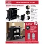 Suncast Commercial Carry Caddy for Housekeeping Carts, Black Resin Organizer thumbnail 6