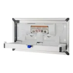 Unbranded Foundations Horizontal Recessed Mount Stainless Steel Baby Changing Station thumbnail 4