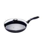 Swiss Diamond Classic Series 10.25 in. Cast Aluminum Nonstick Frying Pan with Glass Lid, Grey thumbnail 1