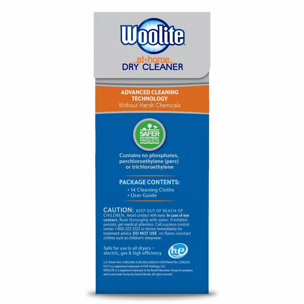 SUMMIT BRANDS Woolite At Home Dry Cleaner Dryer Sheets, Fresh Scent, 56-Count