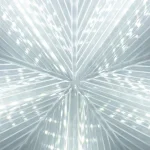 Alpine Corporation 19 in. LED Christmas 3D Hanging Star Ornament, White thumbnail 11