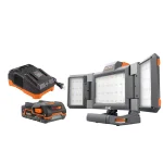 RIDGID 18V Cordless Hybrid Folding Panel Light Kit with 1.5 Ah Battery and Charger, 2500 Lumens thumbnail 1