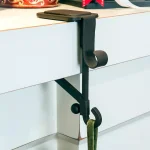 Village Lighting Company Adjustable Metal Mantle Stocking Hanger and Garland Hook, Brown thumbnail 3