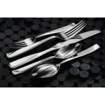 Oneida Tidal 18/0 Stainless Steel Dessert and Salad Forks, Set of 12 thumbnail 2