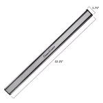 Classic Cuisine 22 in. Silver Magnetic Aluminum Knife Storage Bar thumbnail 2