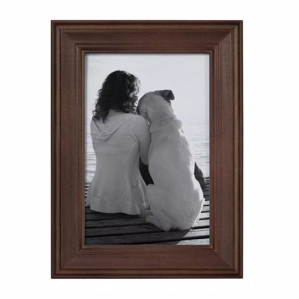 Kate and Laurel Bordeaux Brown Gallery Wall Picture Frame Set, 10-Piece Collection