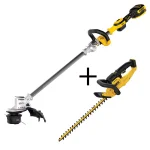 DEWALT 20V MAX Brushless Cordless String Trimmer with 22 in. Hedge Trimmer Bonus Kit thumbnail 1
