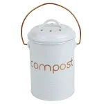 Home Basics Grove Collection Metal Compost Bin with Handle thumbnail 1