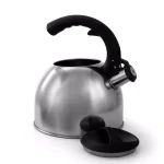 Mr. Coffee Steamline 2 Qt. Stainless Steel Tea Kettle with Whistle, Gray thumbnail 3