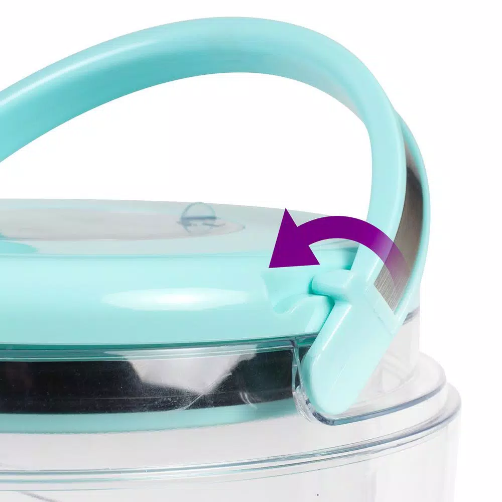 Nostalgia Aqua Margarita Maker 128 oz. Frozen Drink Machine, 500W Ice Crusher