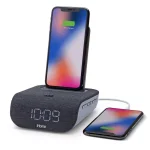 iHome TIMEBASE iBTW20B Bluetooth Alarm Clock with Wireless Qi Charging and USB Port thumbnail 8