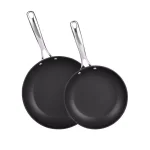 Cooks Standard 2-Piece Hard-Anodized Aluminum Nonstick Frying Pan Set, Black thumbnail 1