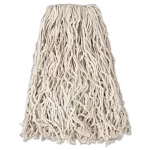 Rubbermaid Commercial Products Rubbermaid Commercial Value-Pro 20 oz. Cut-End Cotton Wet Mop Head, White (12/Carton) thumbnail 1