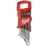 Milwaukee 7-Piece SAE Combination Wrench Set with Max Bite Open-End Grip thumbnail 5