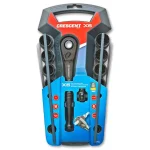 Crescent X6 3/8 in. Drive Pass-Thru Ratchet and Socket Set, 20-Piece thumbnail 2