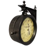 Infinity Instruments Charleston 8 in. Round Double-Sided Outdoor Wall Clock & Thermometer thumbnail 3