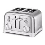 Cuisinart CPT-180W Classic Series 4-Slice Wide Slot Toaster, White thumbnail 3