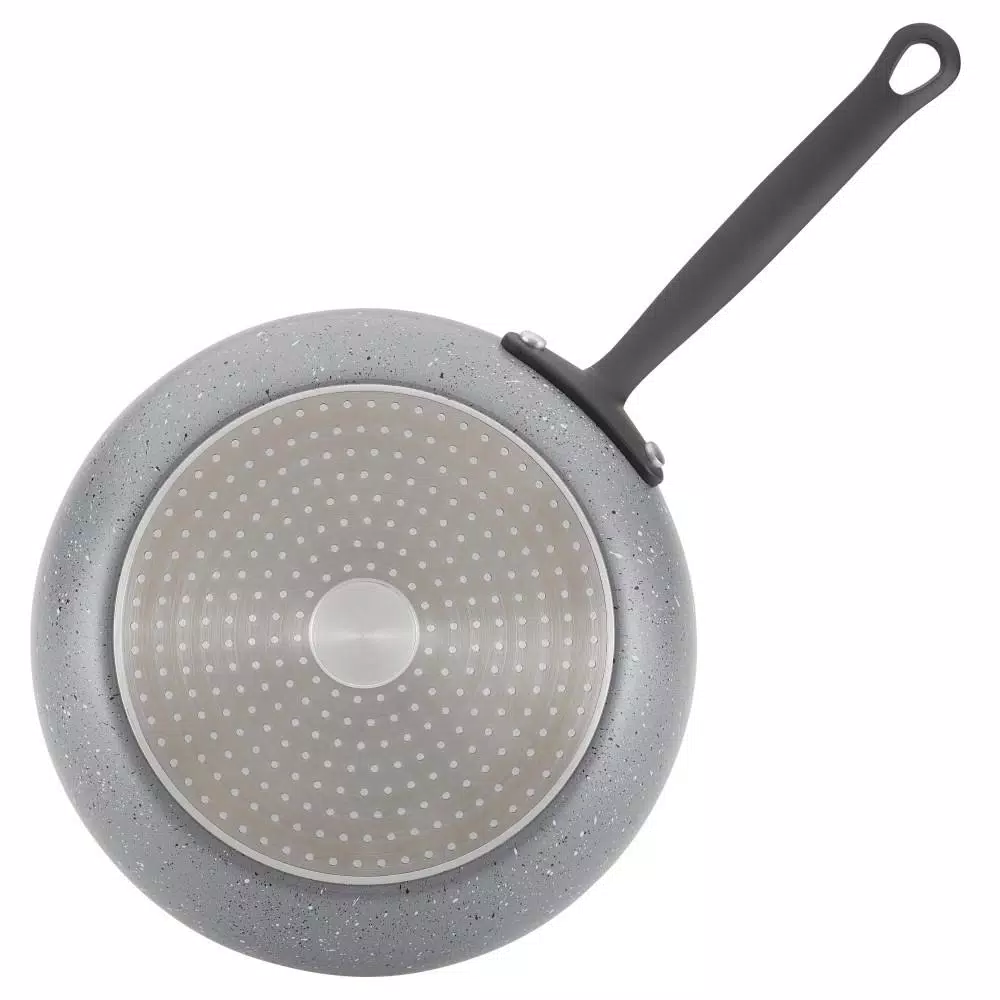 Farberware Quartz 10-Piece Nonstick Aluminum Cookware Set with Induction Base, Gray Speckle