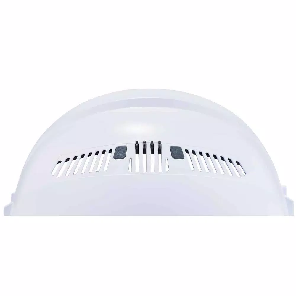 Ergodyne Skullerz 8973 Class C Full Brim Vented Hard Hat with Ratchet Suspension - White