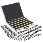 Stark 80-Piece Tungsten Carbide Multi-Purpose Router Bit Set with Aluminum Carrying Case thumbnail 2
