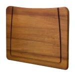 ALFI BRAND Iroko Wood Cutting Board - Italian Designed Multi-Purpose Chopping & Serving Board thumbnail 2