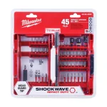 Milwaukee SHOCKWAVE Impact Duty Steel Driver Bit Set, 45-Piece thumbnail 3