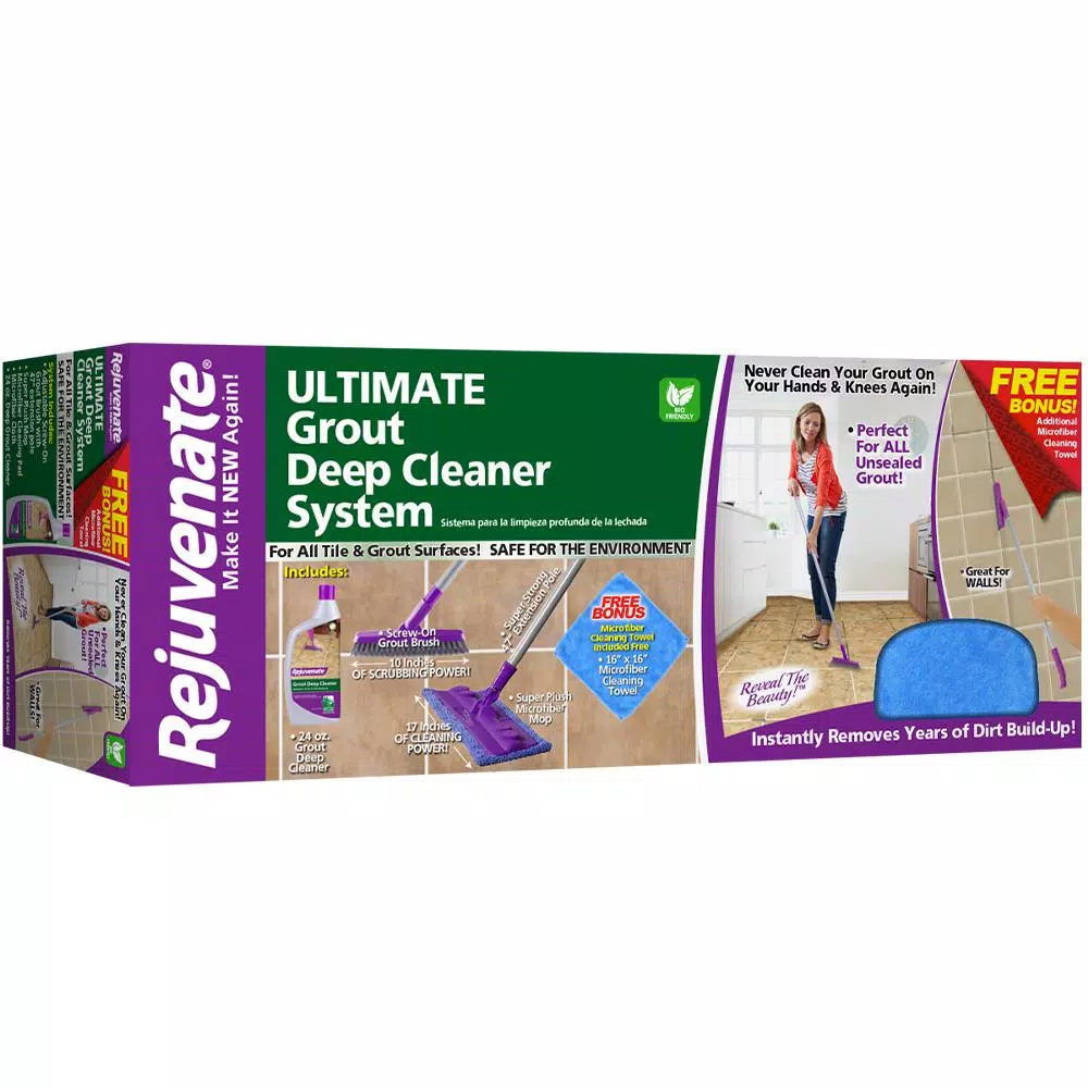 Rejuvenate Ultimate Grout Deep Cleaner System for Tile and Stone Floors