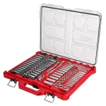 Milwaukee 106-Piece 1/4 in. and 3/8 in. Drive Ratchet and Socket Set with PACKOUT Organizer thumbnail 1