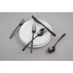 Fiesta Spark Black Satin 18/0 Stainless Steel 20-Piece Flatware Set, Service for 4 thumbnail 4