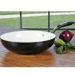 Tramontina Gourmet Ceramica Deluxe 11 in. Aluminum Stir-Fry Pan, Metallic Black thumbnail 6