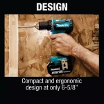 Makita 18V LXT Brushless Cordless 1/2 in. Driver-Drill Kit with 3.0Ah Battery and Charger thumbnail 9