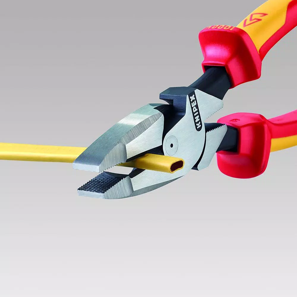 Knipex 9-1/4 in. High Leverage Insulated Lineman Pliers, 1,000 V