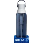 Brita 26 oz. Premium Filtering Water Bottle, Night Sky Blue, BPA-Free with 1 Filter thumbnail 2