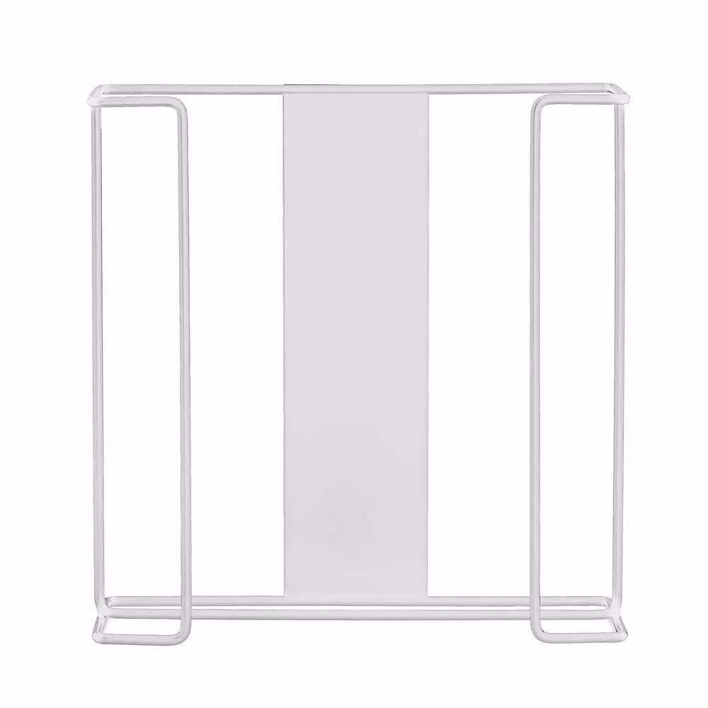 Alpine Industries Double Box Metal Wire Wall Mounted Glove Dispenser, White