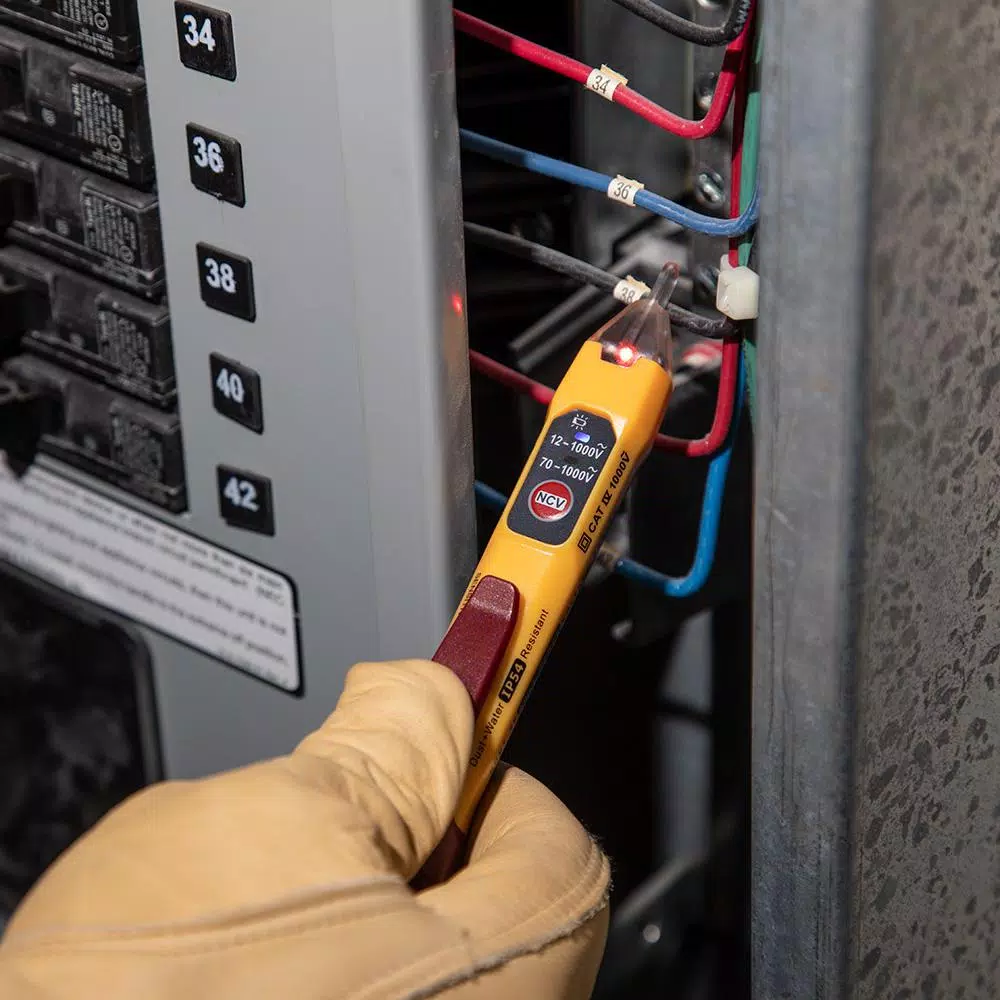 Klein Tools Dual Range Non-Contact Voltage Tester and 11-in-1 Multi-Bit Screwdriver Tool Set