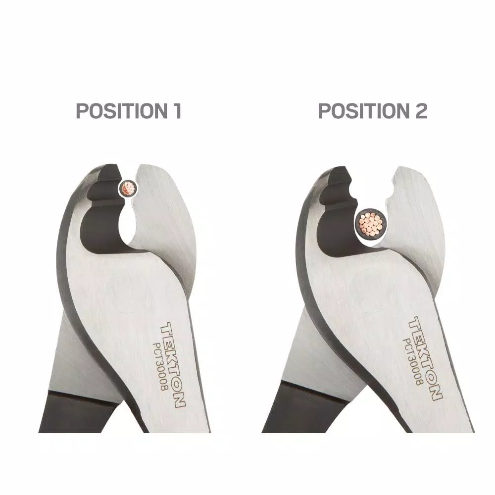 TEKTON 8 in. Cable Cutting Pliers with Curved Blades